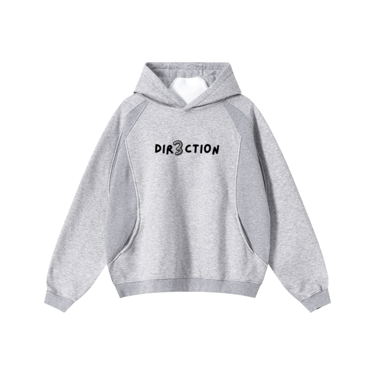 "dir3ction" Simplistic Moonlight Design Hoodie