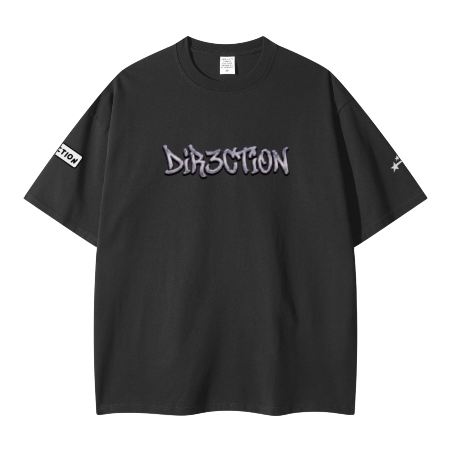 "dir3ction" Premium Oversized Skater Tee
