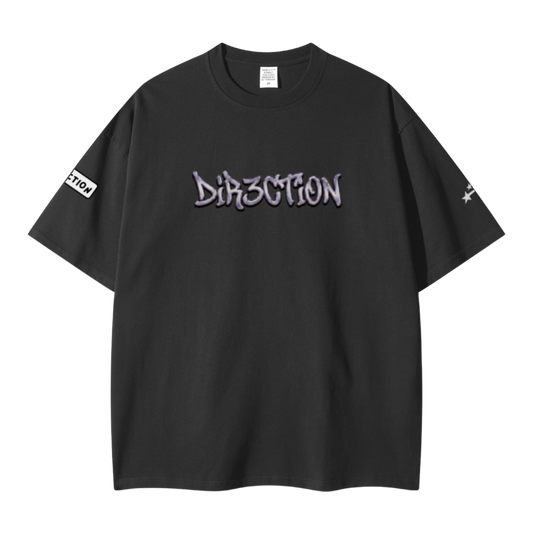 "dir3ction" Premium Oversized Skater Tee