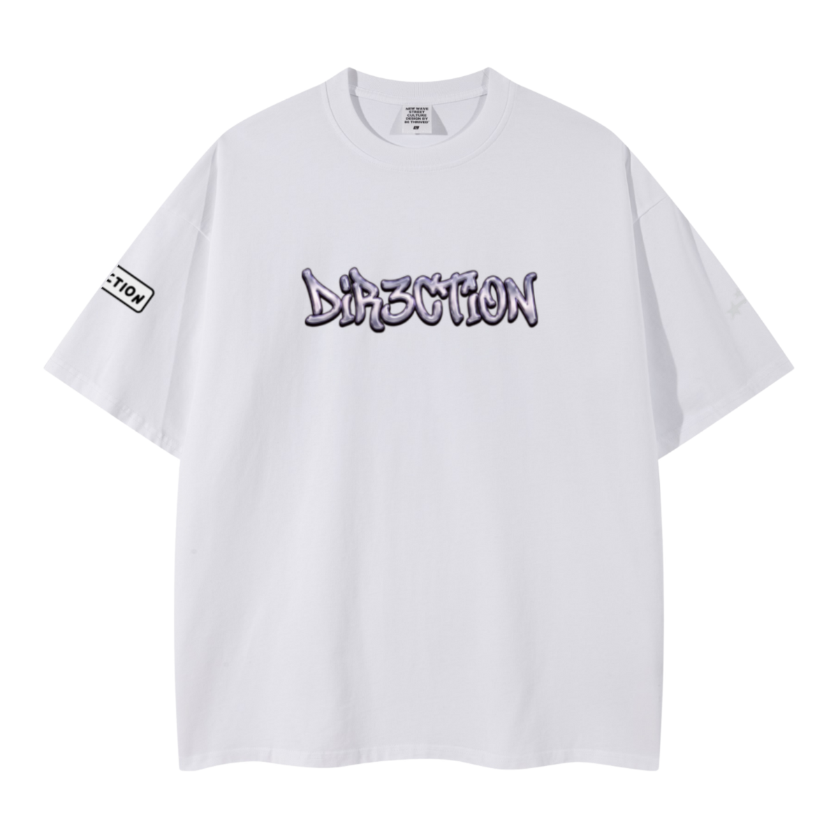 "dir3ction" Premium Oversized Skater Tee