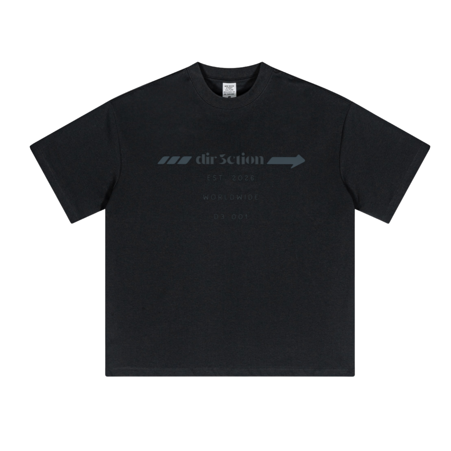 "dir3ction" Worldwide 2026 Arrowed Tee