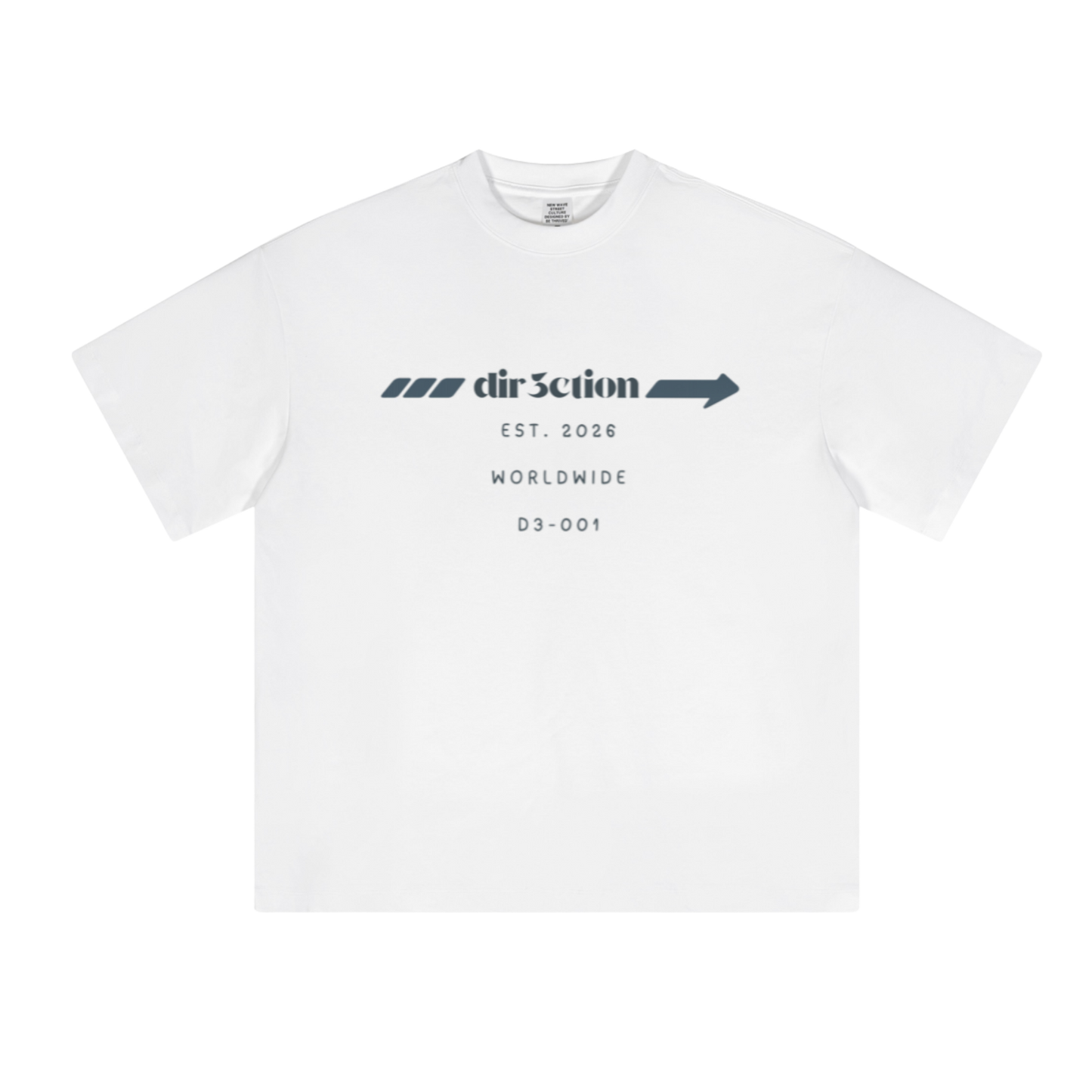"dir3ction" Worldwide 2026 Arrowed Tee