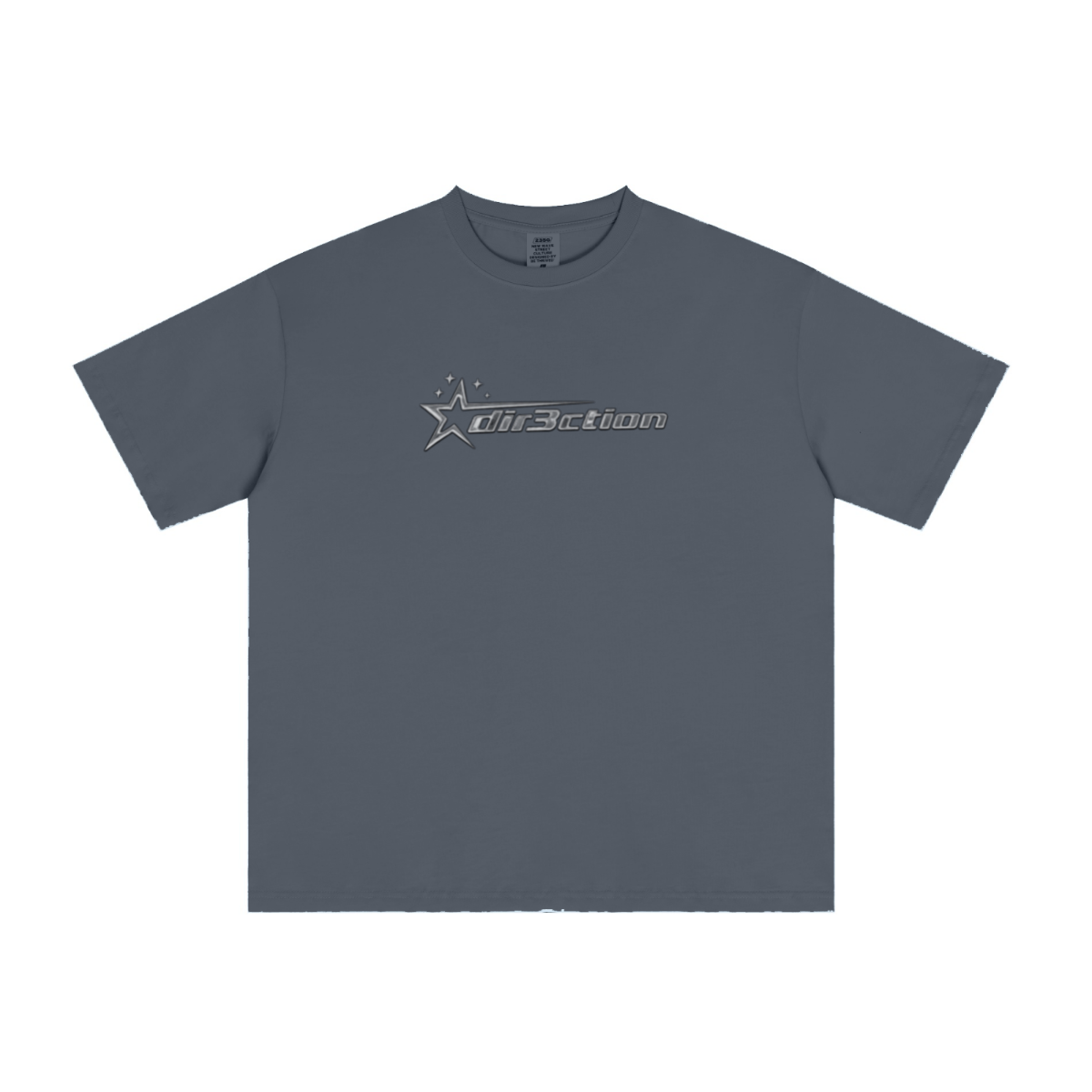 235GSM Men's cool-touch Crew Neck T-shirt Dark blue