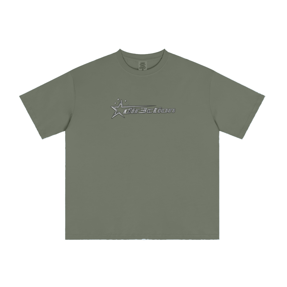 235GSM Men's cool-touch Crew Neck T-shirt Green