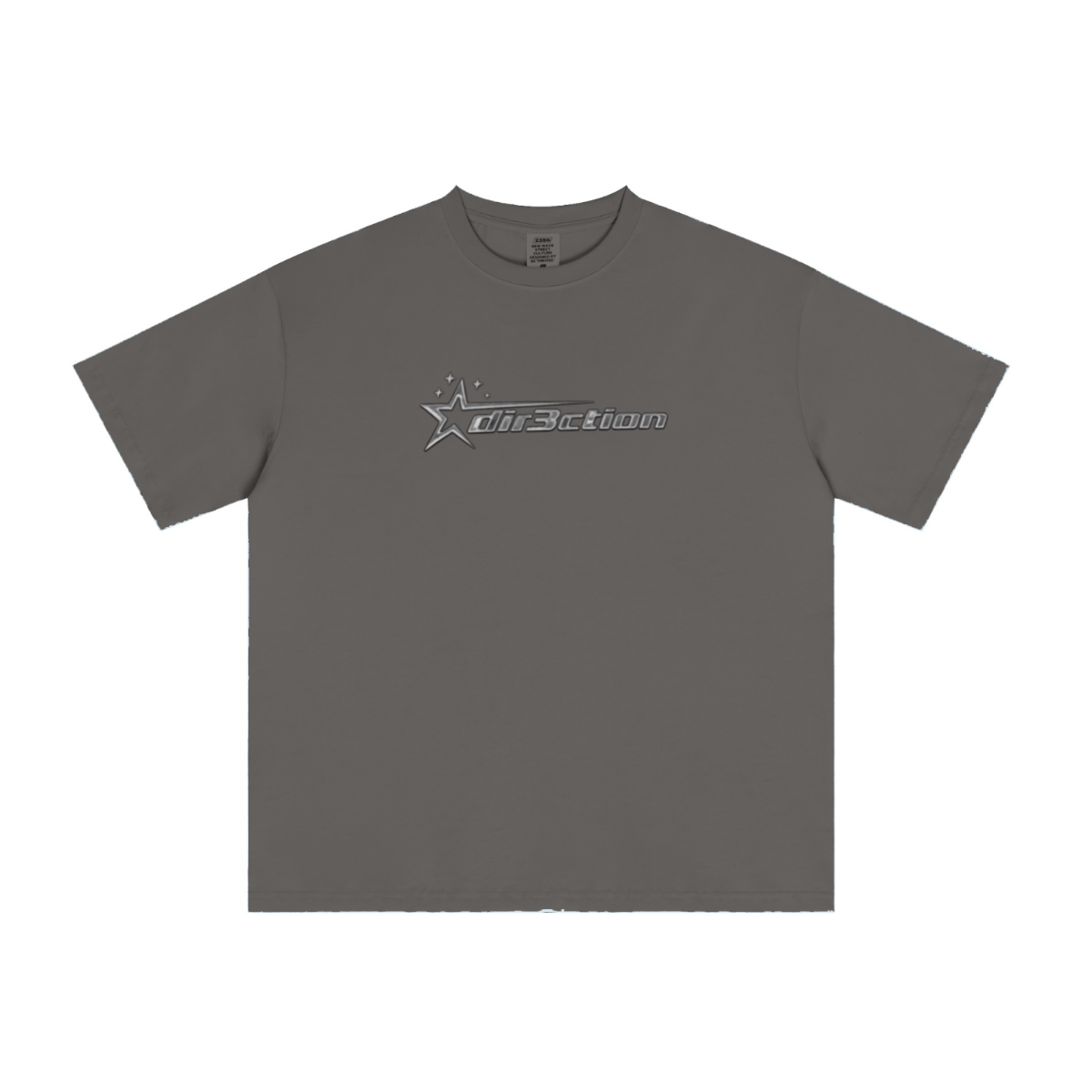 235GSM Men's cool-touch Crew Neck T-shirt Gray