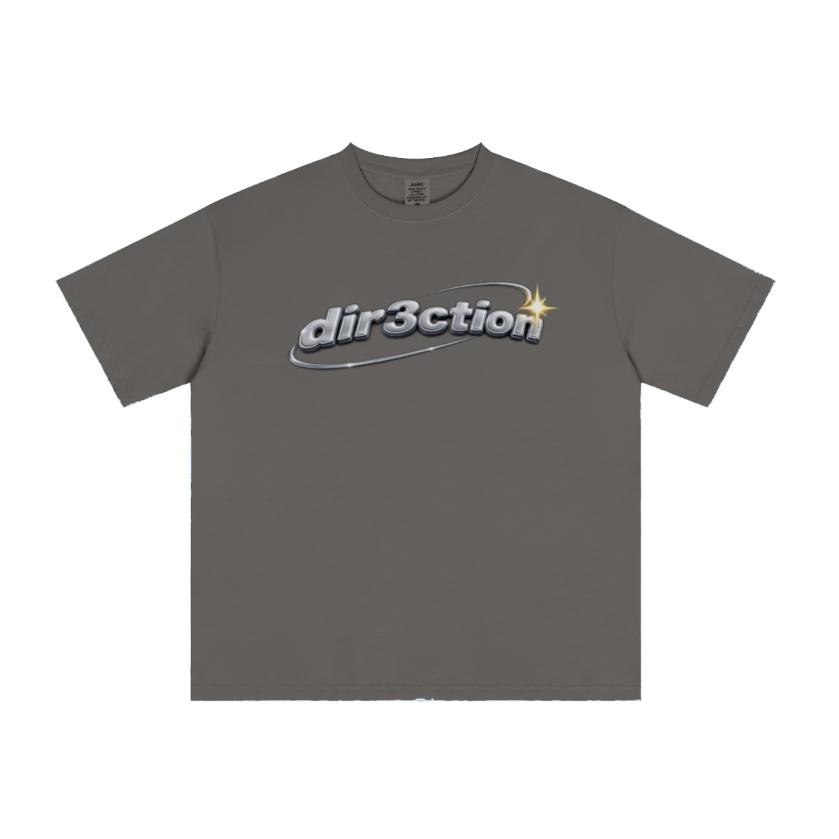 235GSM Men's cool-touch Crew Neck T-shirt Gray