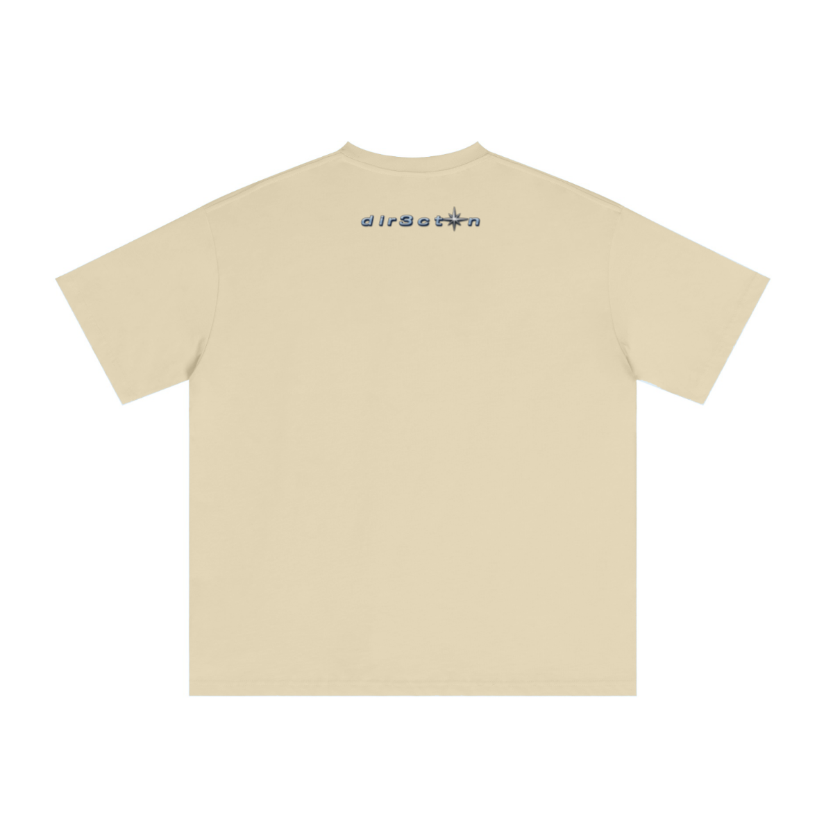 235GSM Men's cool-touch Crew Neck T-shirt Light yellow