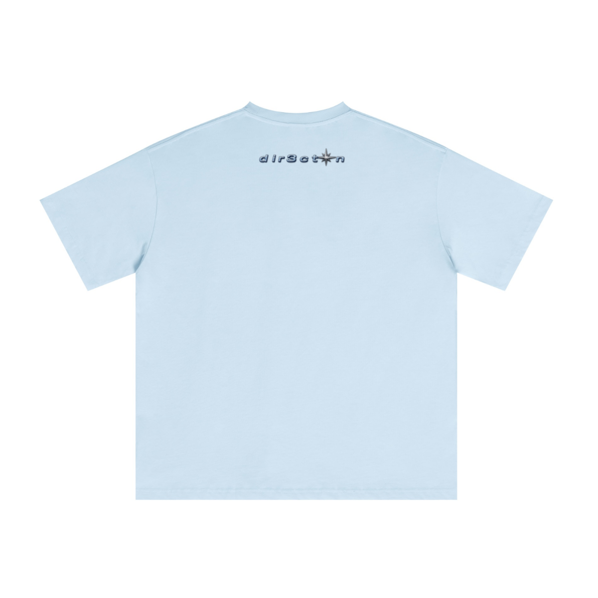 235GSM Men's cool-touch Crew Neck T-shirt Light blue