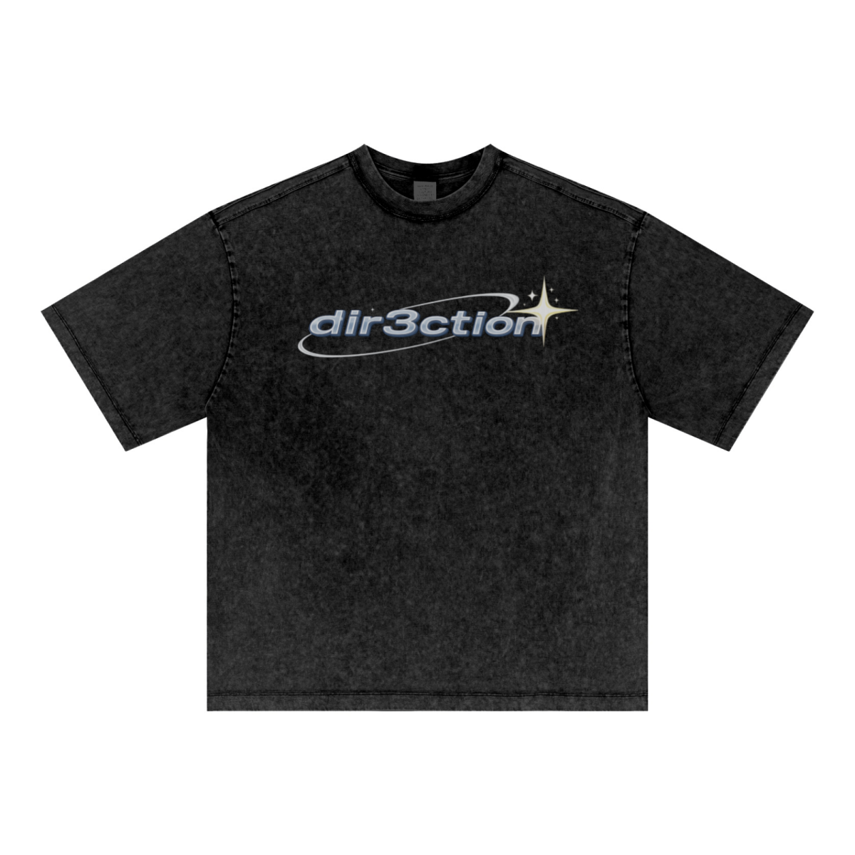 285GSM Men’s Webbing-Wash T-shirt Snowflake Grey