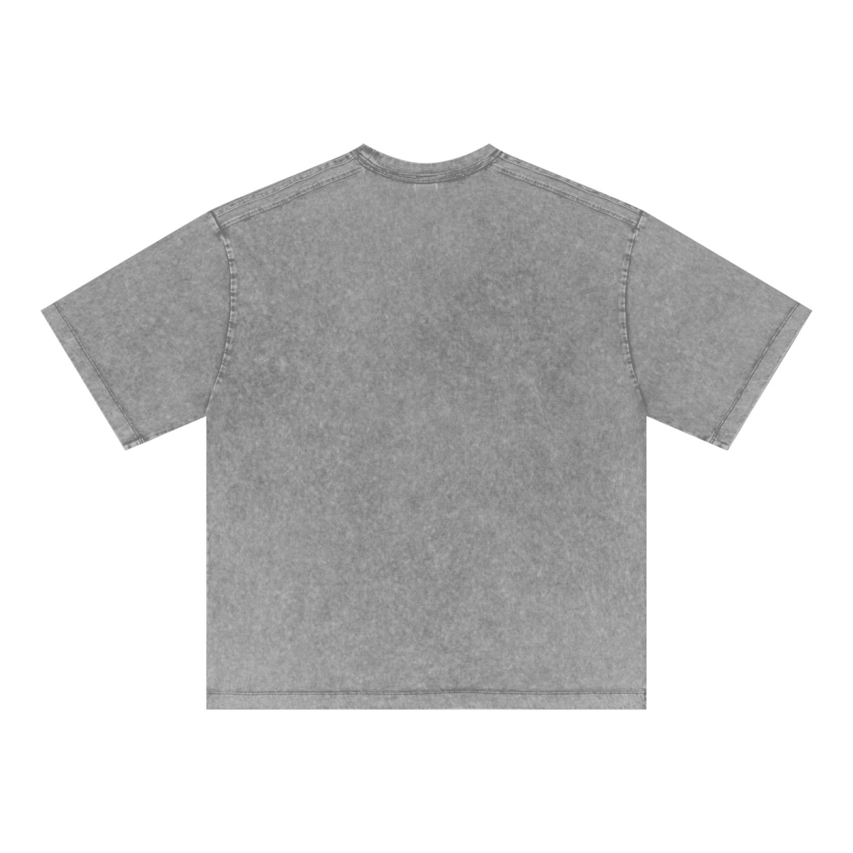285GSM Men’s Webbing-Wash T-shirt Medium Grey