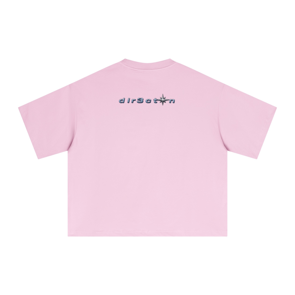 240GSM Men’s Ice-Feel Sorona Boxy-Fit Solid-Color Loose T-shirt Pink