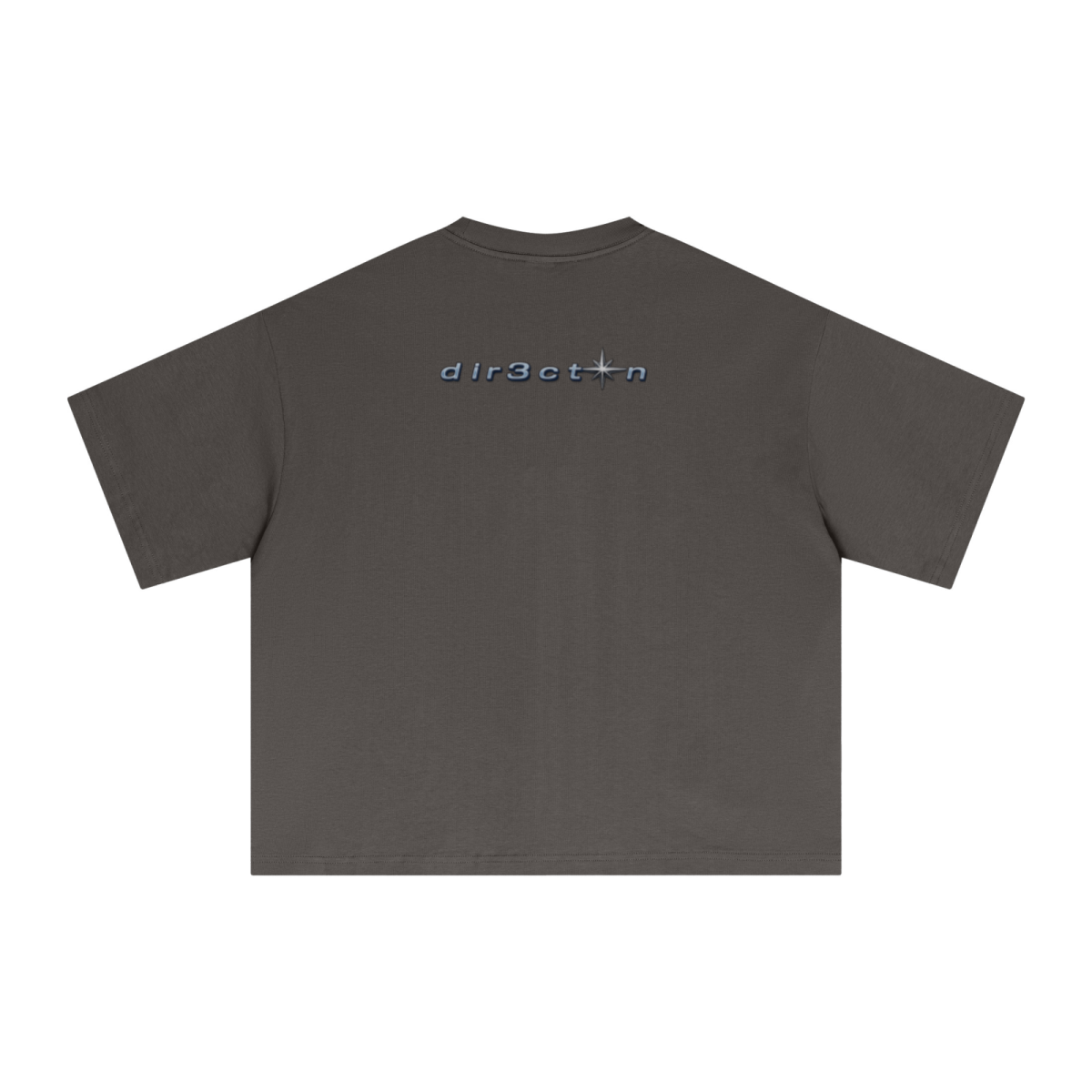 240GSM Men’s Ice-Feel Sorona Boxy-Fit Solid-Color Loose T-shirt Brown