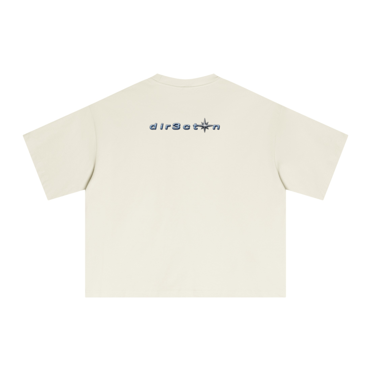240GSM Men’s Ice-Feel Sorona Boxy-Fit Solid-Color Loose T-shirt Light Apricot