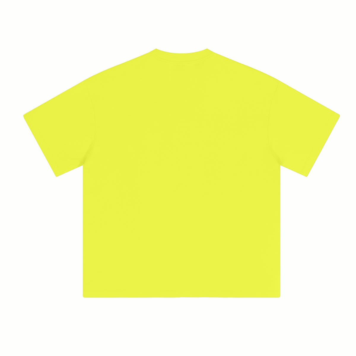 230GSM Unisex Cool-Touch Sorona Fabric Basic Crew Neck T-shirt Lemon Yellow