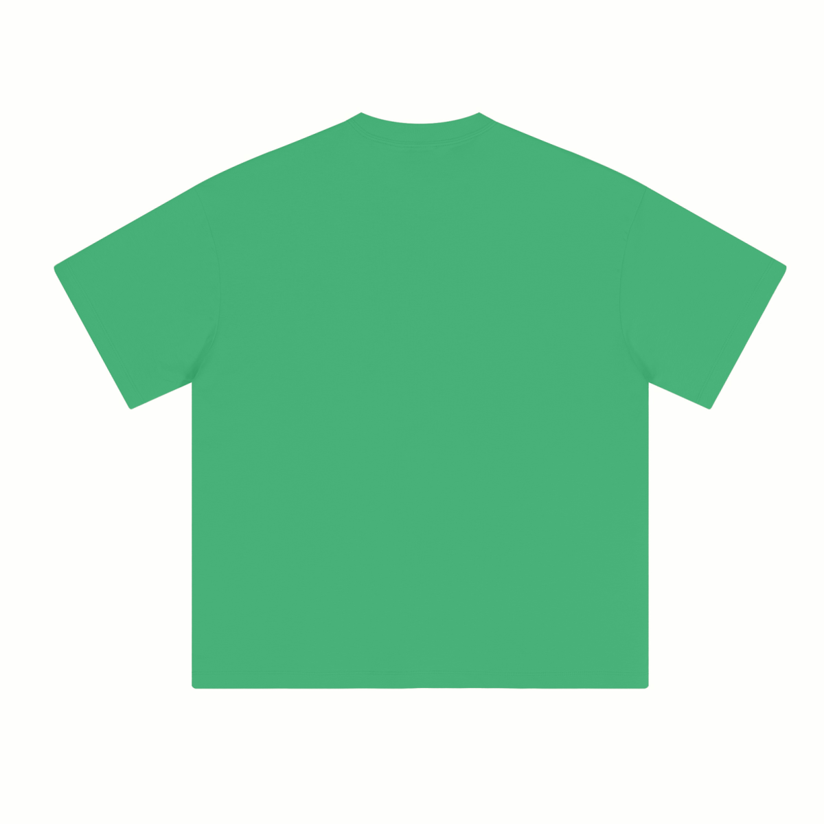 230GSM Unisex Cool-Touch Sorona Fabric Basic Crew Neck T-shirt Grass Green