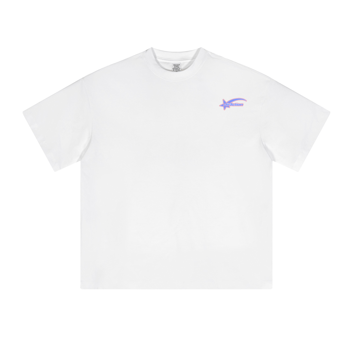 230GSM Unisex Cool-Touch Sorona Fabric Basic Crew Neck T-shirt White