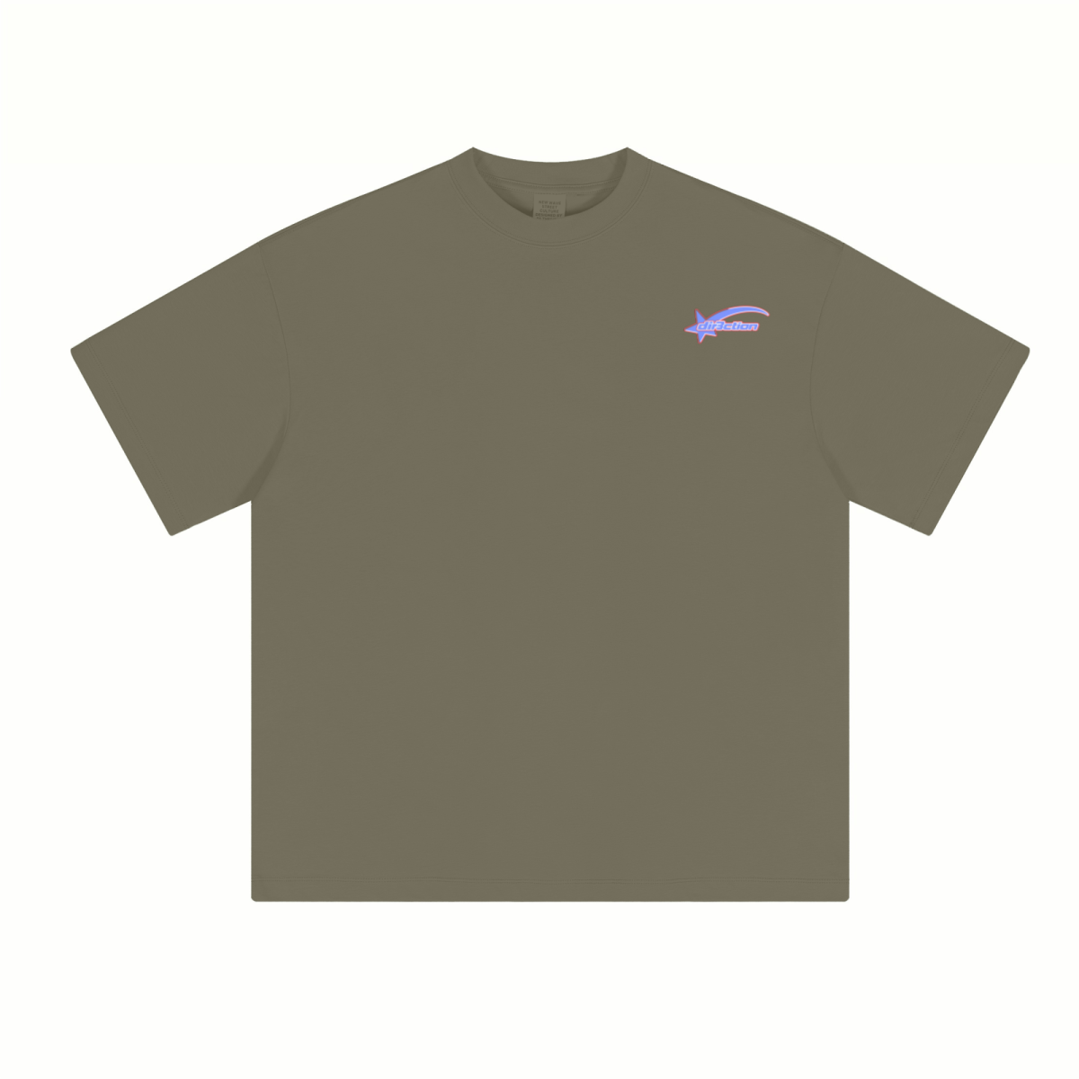 230GSM Unisex Cool-Touch Sorona Fabric Basic Crew Neck T-shirt Coffee Brown