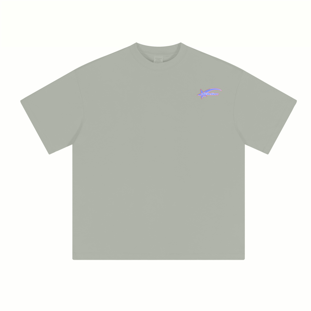 230GSM Unisex Cool-Touch Sorona Fabric Basic Crew Neck T-shirt Gray