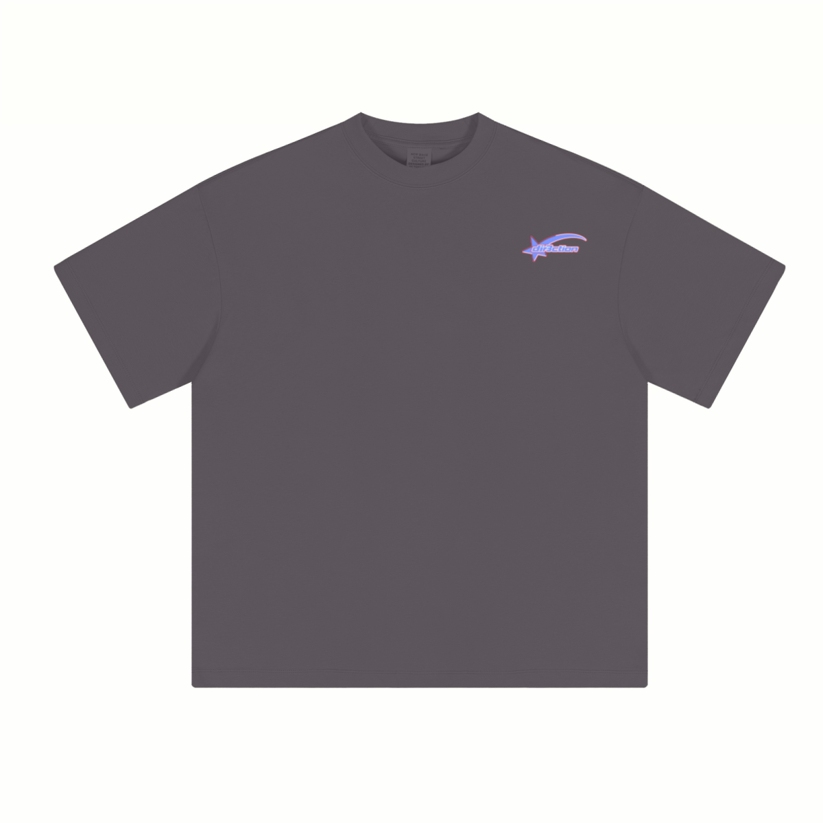 230GSM Unisex Cool-Touch Sorona Fabric Basic Crew Neck T-shirt Plum