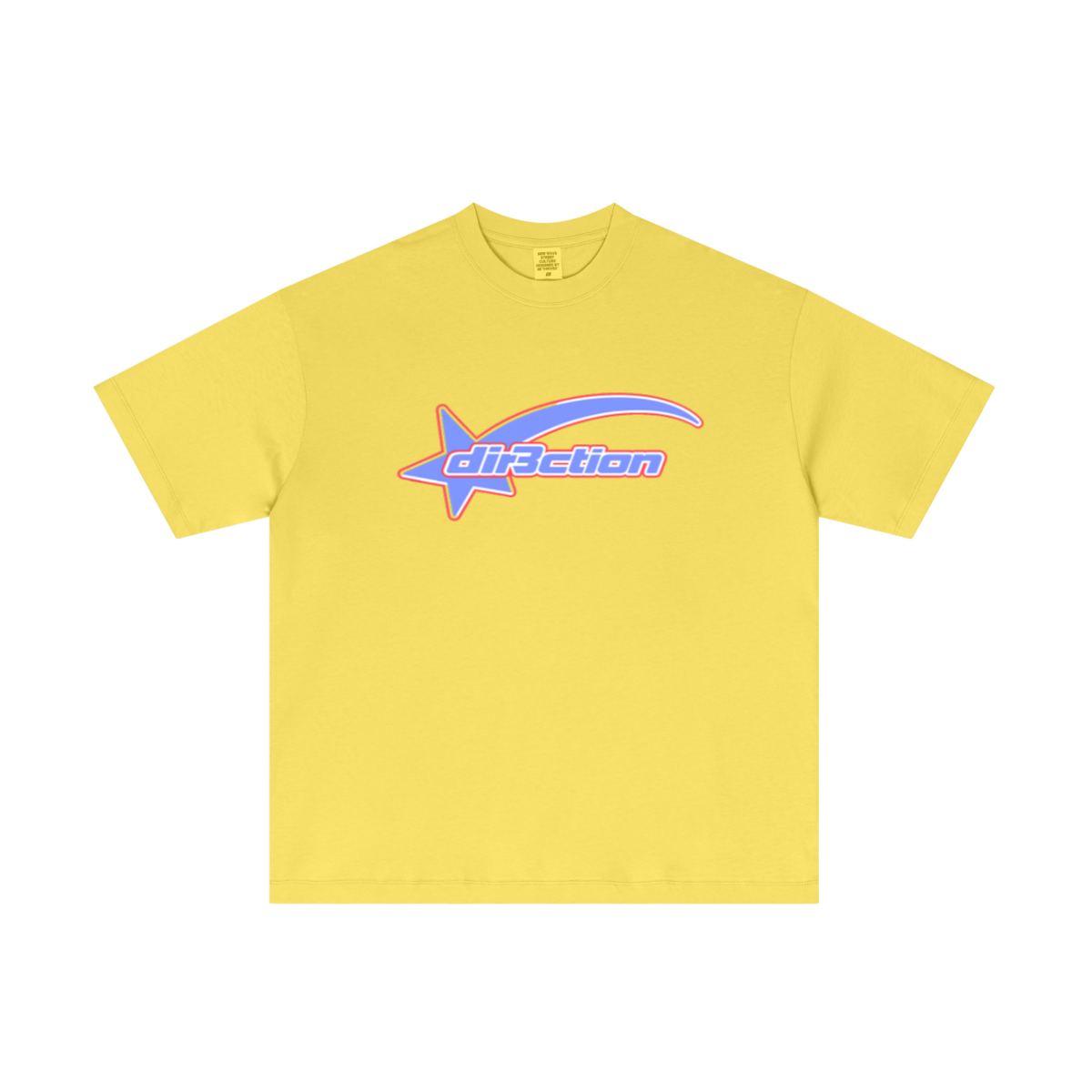 180GSM Men's Lightweight T-shirt Yellow