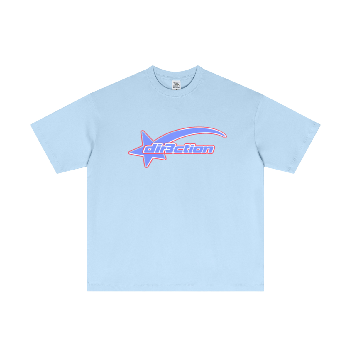 180GSM Men's Lightweight T-shirt Light blue