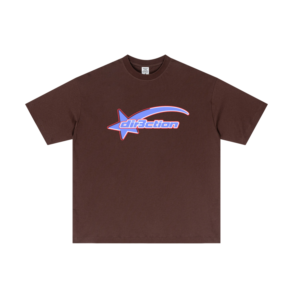 180GSM Men's Lightweight T-shirt Dark brown