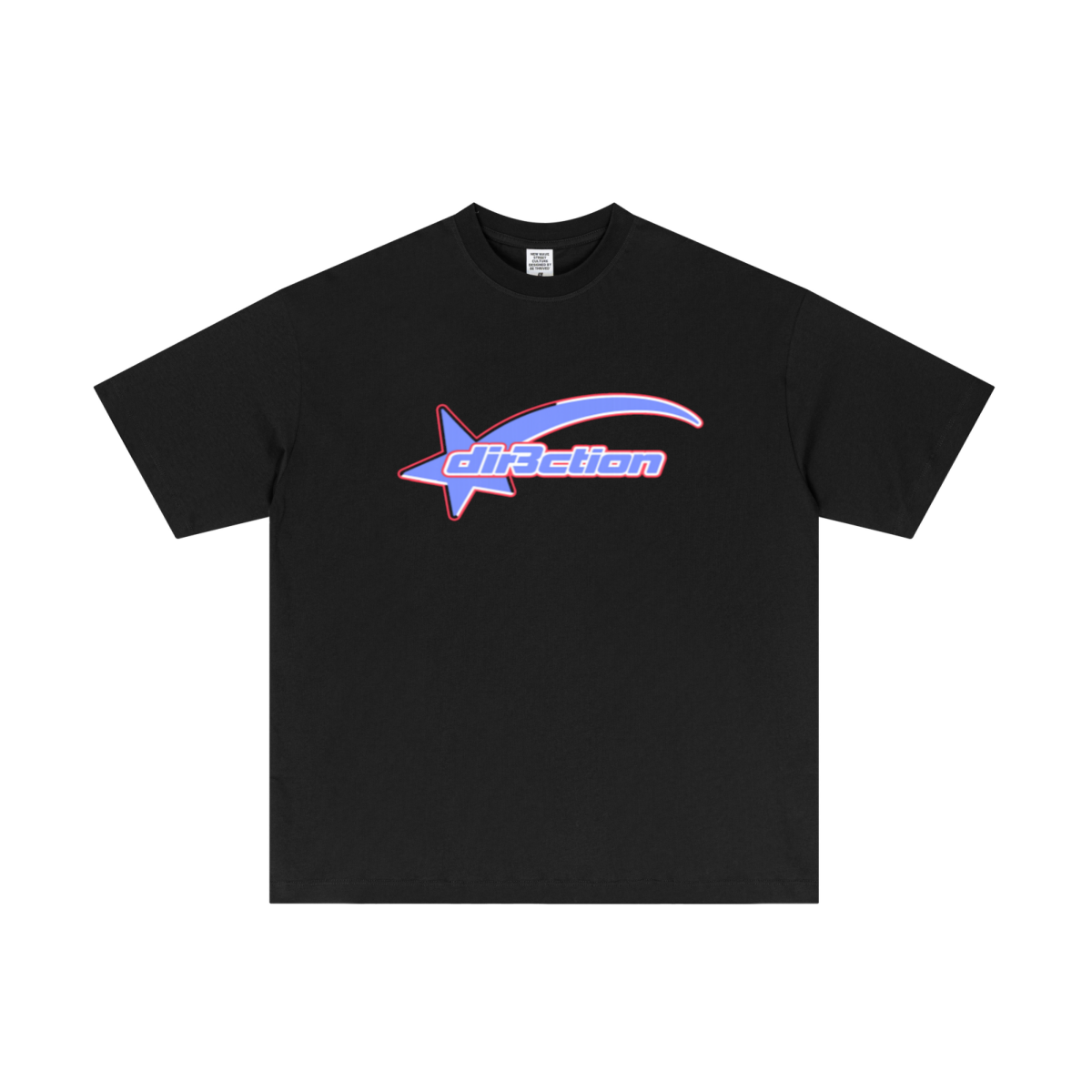 180GSM Men's Lightweight T-shirt Black