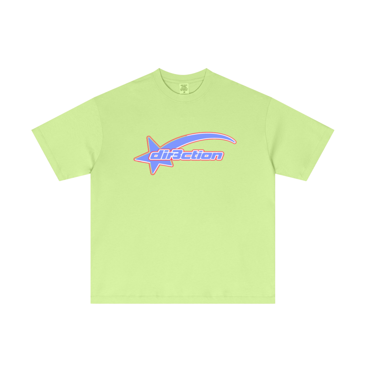 180GSM Men's Lightweight T-shirt Fluorescent green