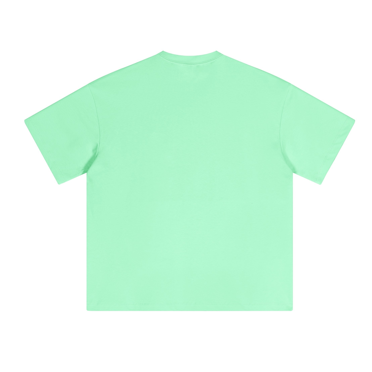230GSM Unisex Cool-Touch Sorona Fabric Basic Crew Neck T-shirt Mint Green