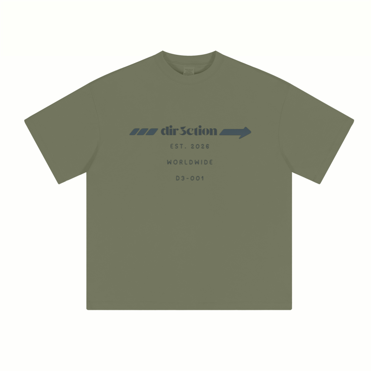 230GSM Unisex Cool-Touch Sorona Fabric Basic Crew Neck T-shirt Forest Green