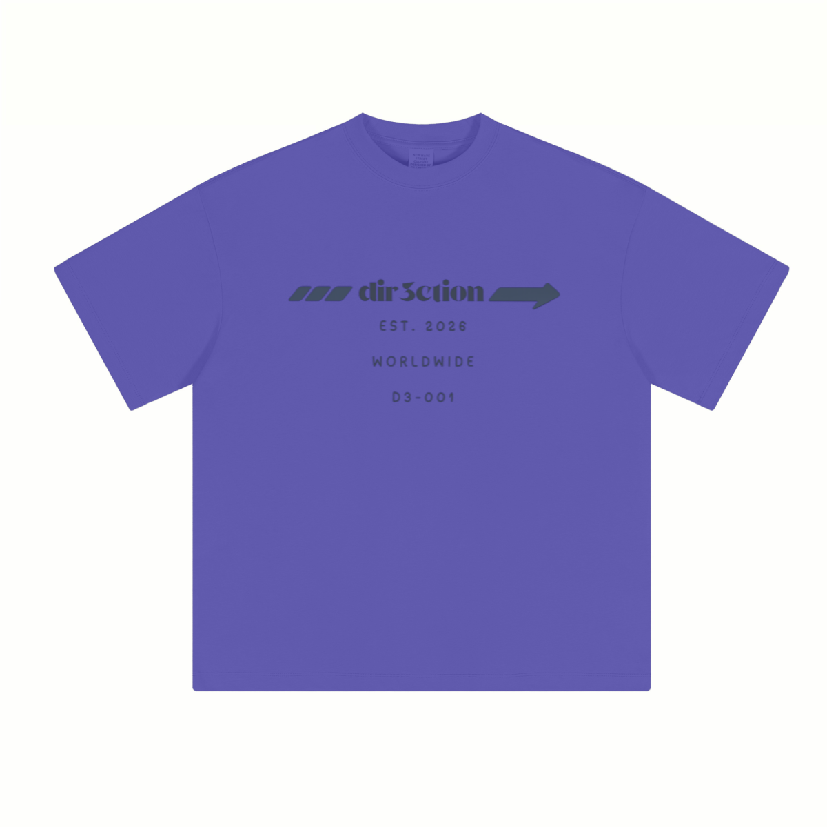 230GSM Unisex Cool-Touch Sorona Fabric Basic Crew Neck T-shirt Royal Blue
