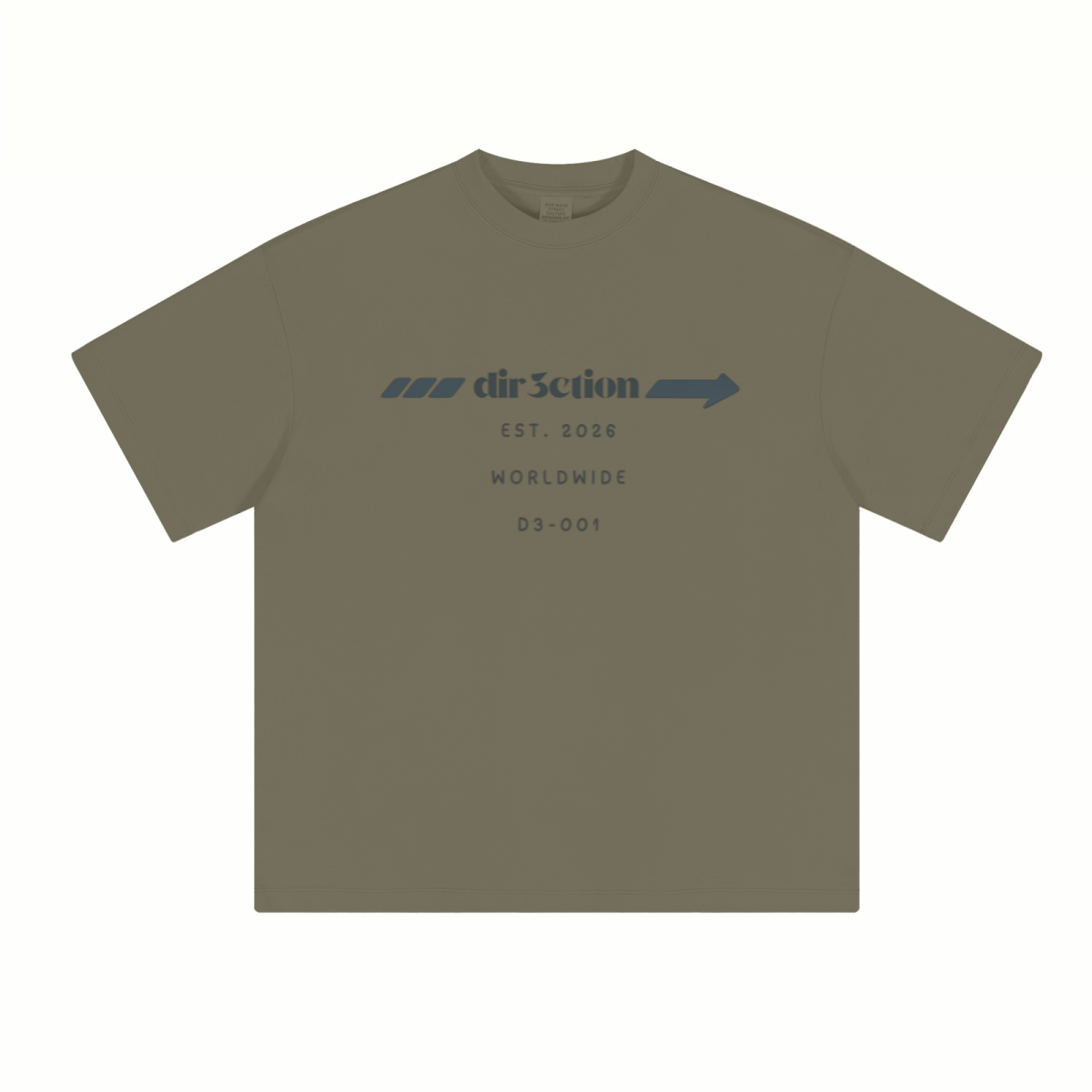 230GSM Unisex Cool-Touch Sorona Fabric Basic Crew Neck T-shirt Coffee Brown