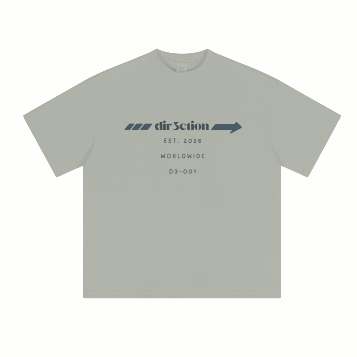 230GSM Unisex Cool-Touch Sorona Fabric Basic Crew Neck T-shirt Gray