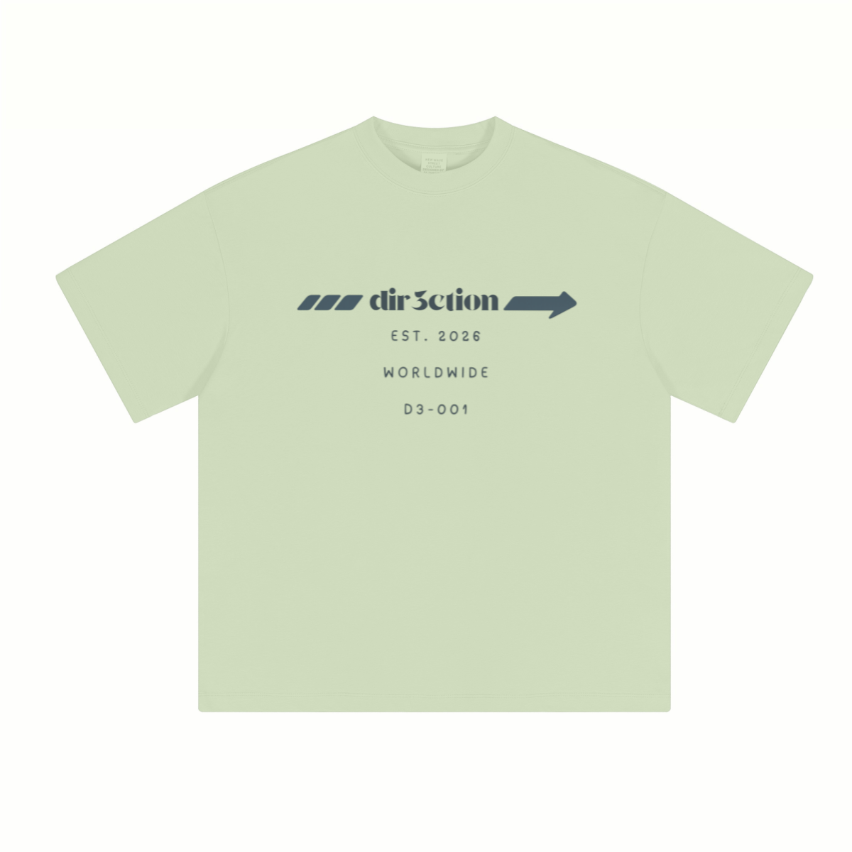 230GSM Unisex Cool-Touch Sorona Fabric Basic Crew Neck T-shirt Light Green