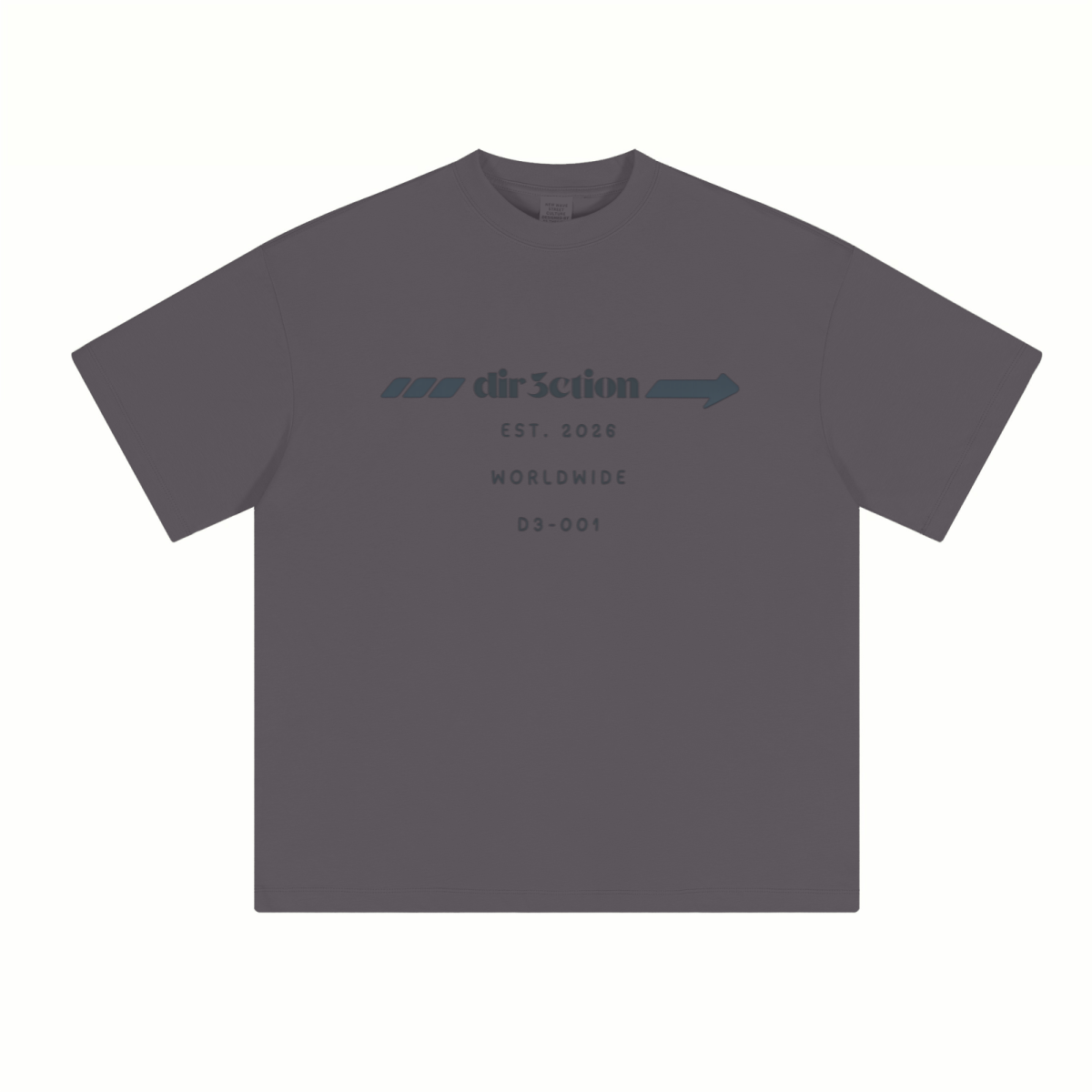230GSM Unisex Cool-Touch Sorona Fabric Basic Crew Neck T-shirt Plum