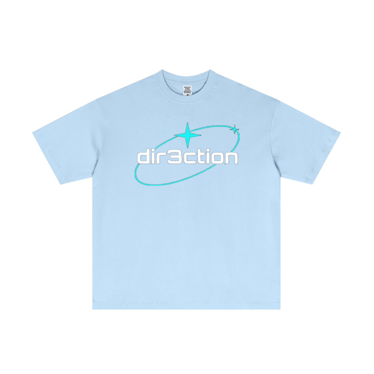 180GSM Men's Lightweight T-shirt Light blue
