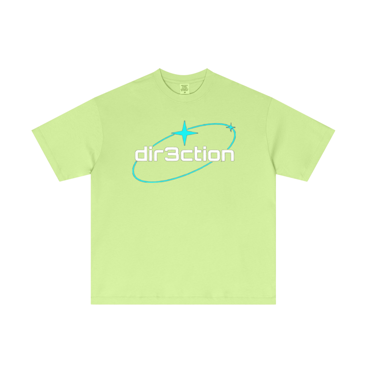 180GSM Men's Lightweight T-shirt Fluorescent green