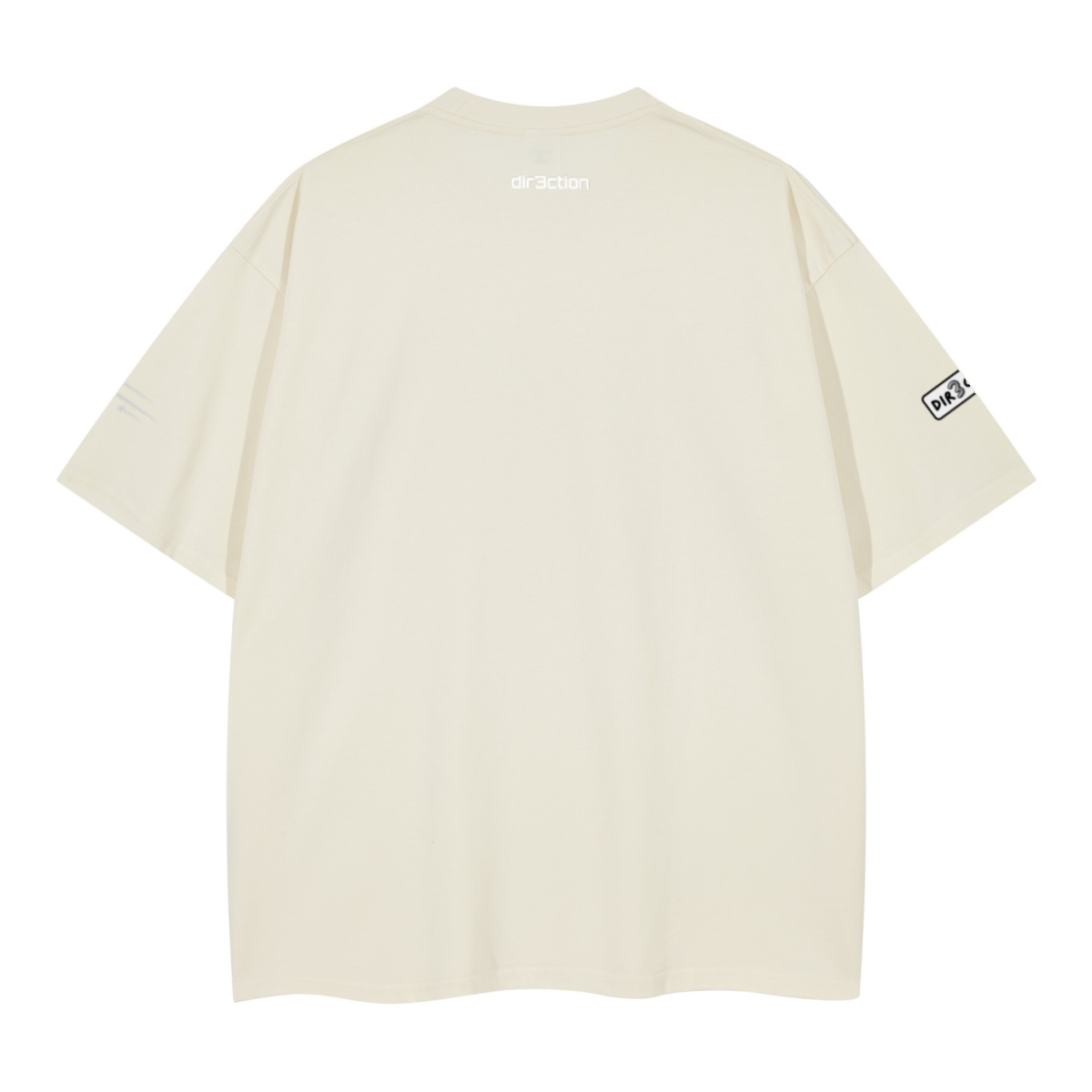 260GSM Unisex Earth-Tone Fog Heavyweight T-shirt Cream White