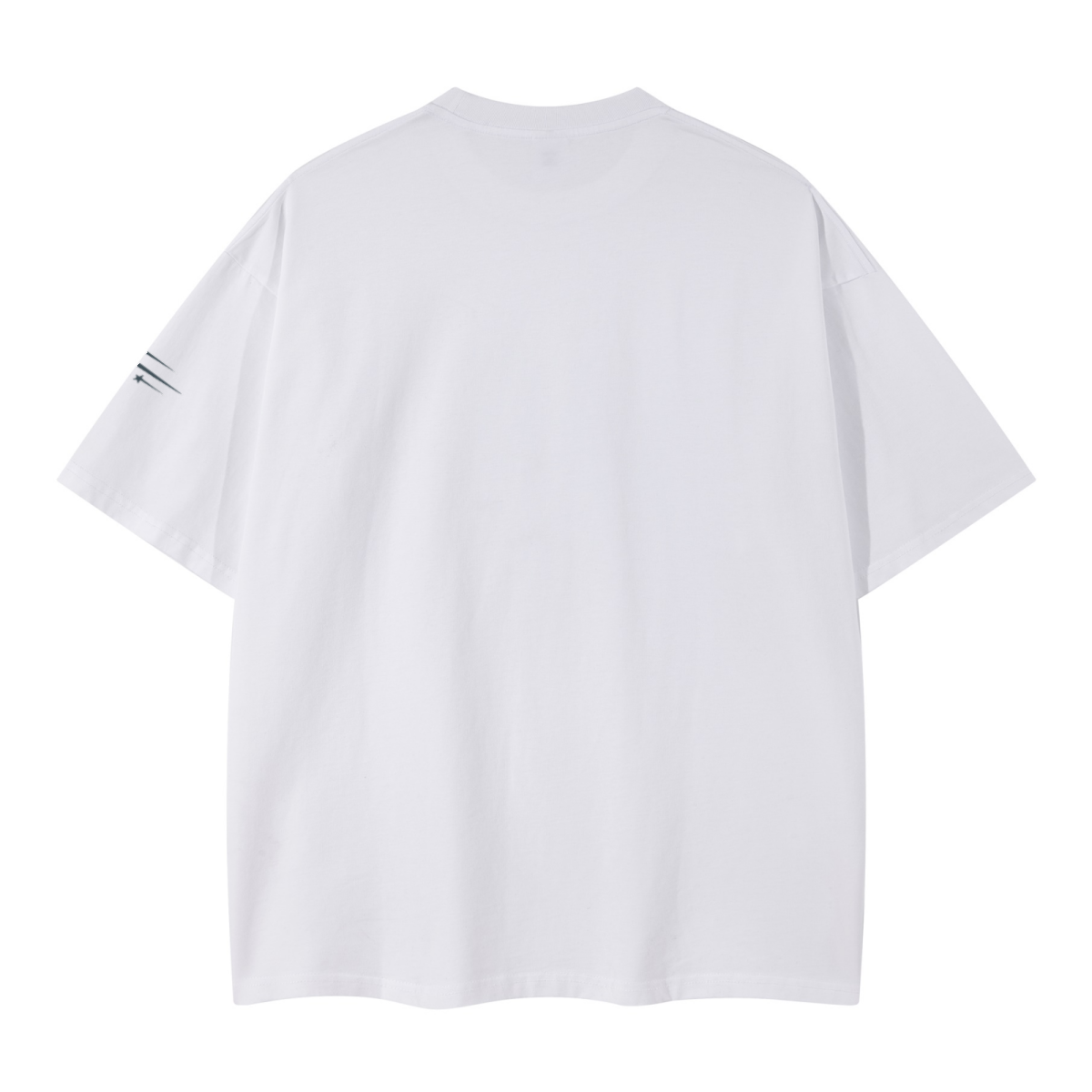 260GSM Unisex Earth-Tone Fog Heavyweight T-shirt White