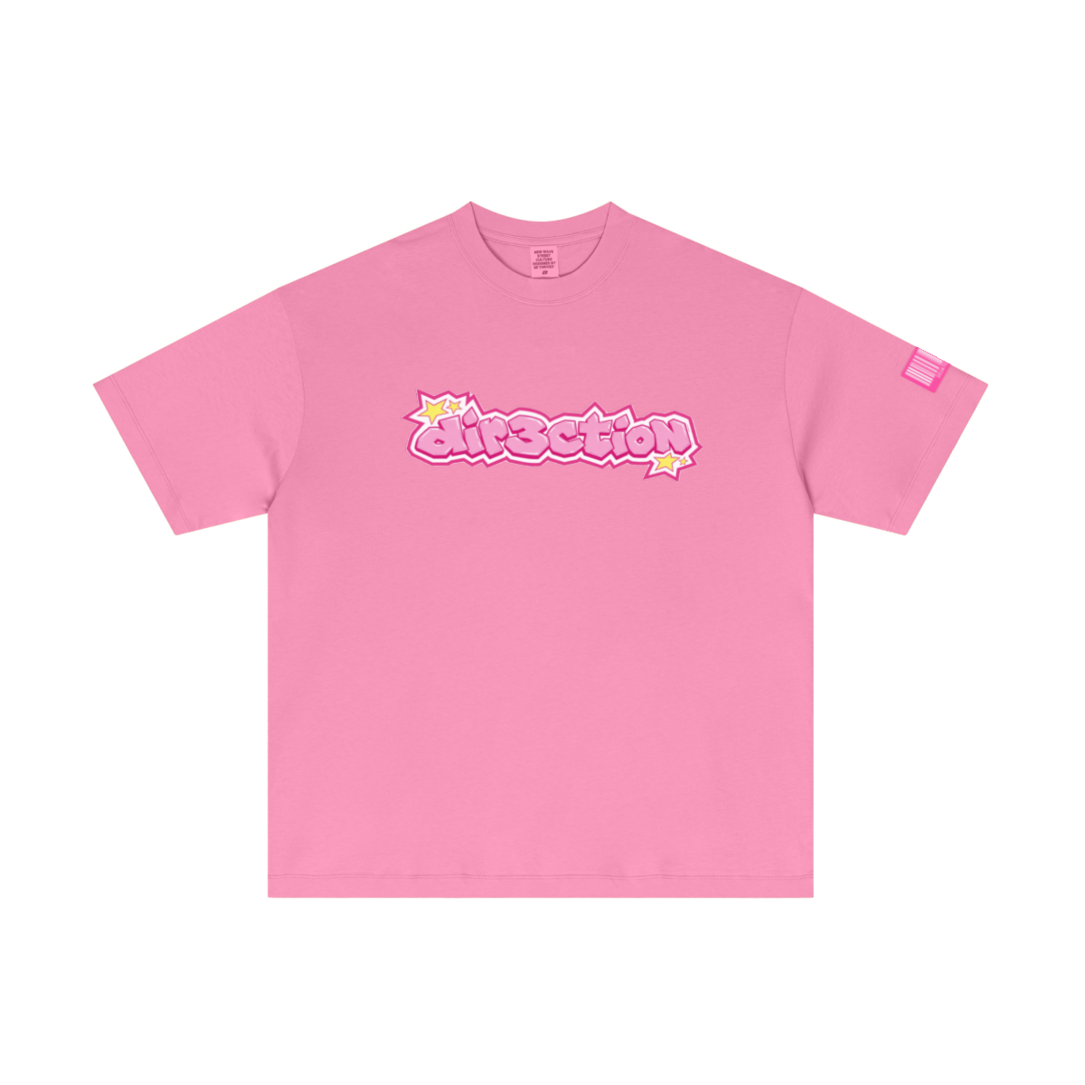 180GSM Women's Low-Shrink Skin-Friendly Lightweight T-shirt Pink