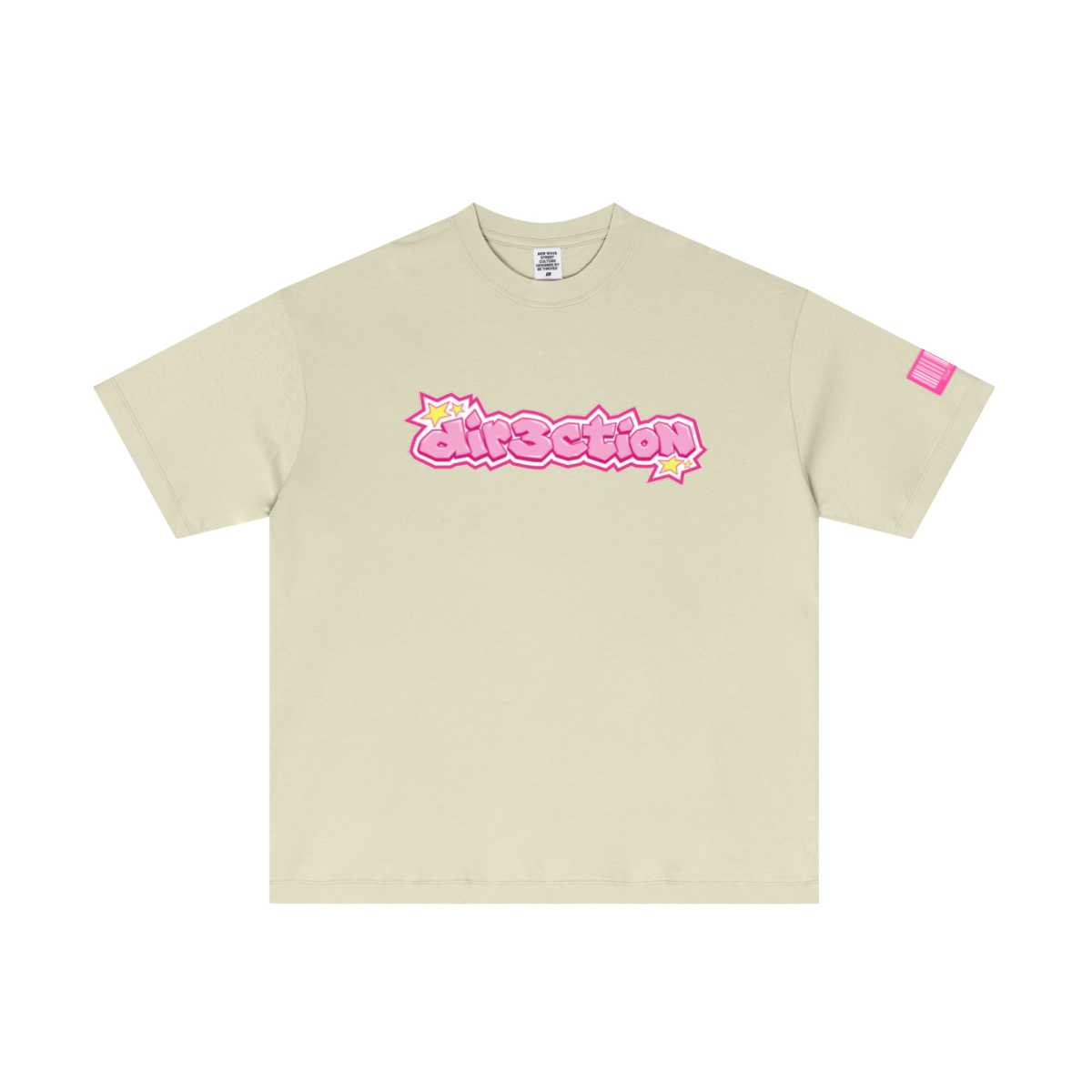 180GSM Women's Low-Shrink Skin-Friendly Lightweight T-shirt Beige