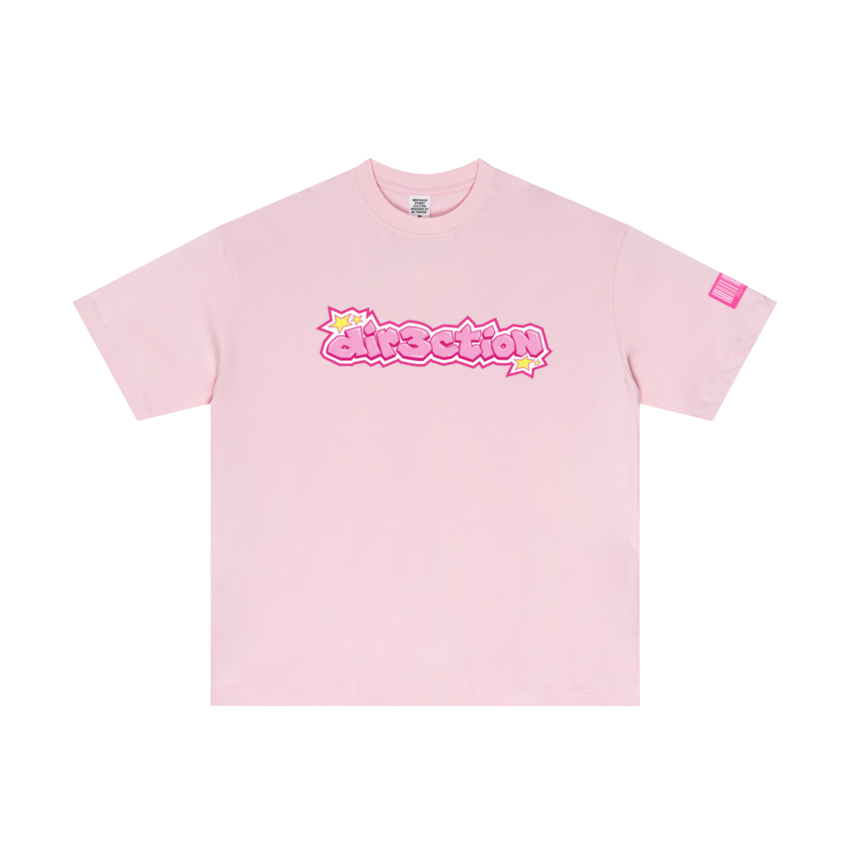 180GSM Women's Low-Shrink Skin-Friendly Lightweight T-shirt  Light pink