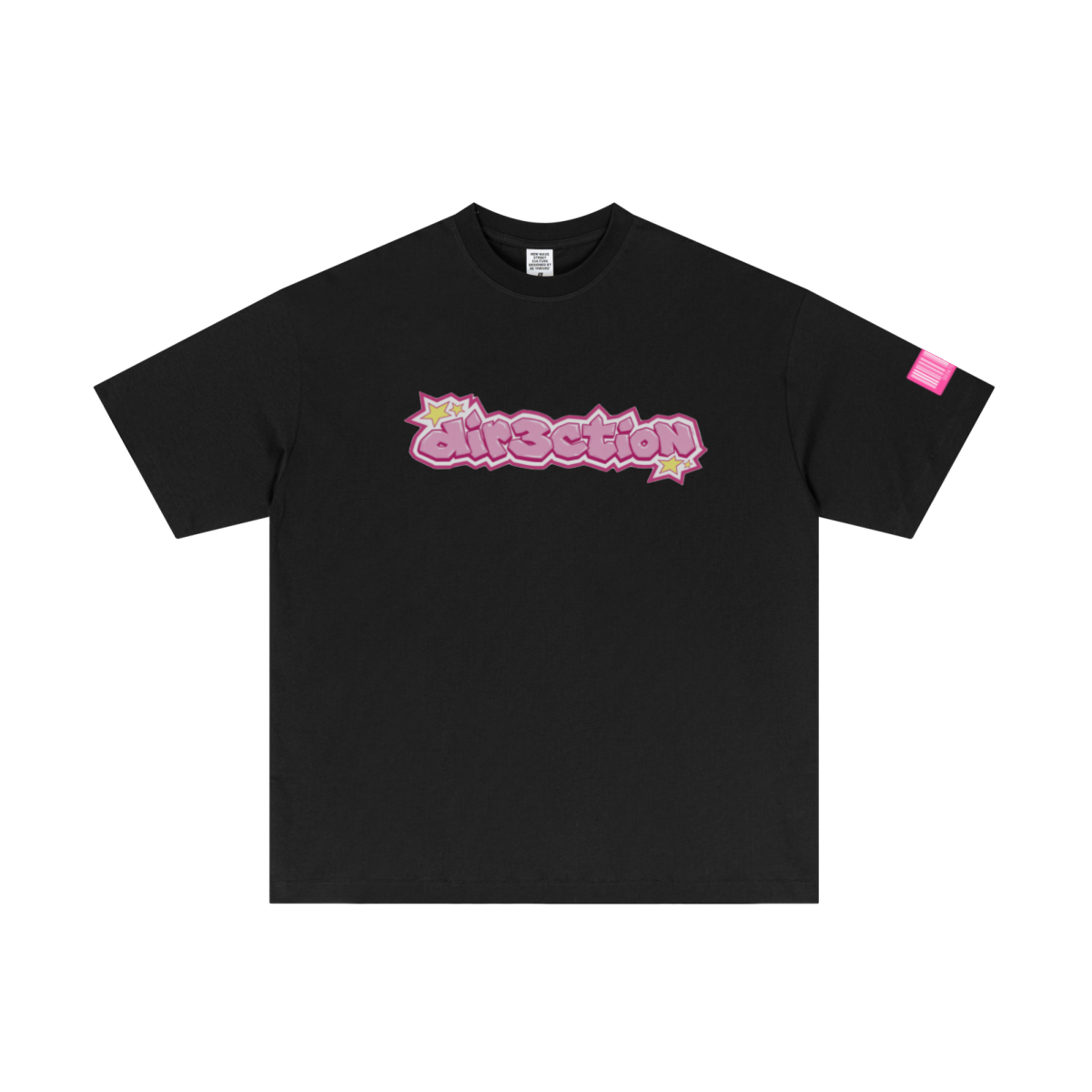 180GSM Women's Low-Shrink Skin-Friendly Lightweight T-shirt Black