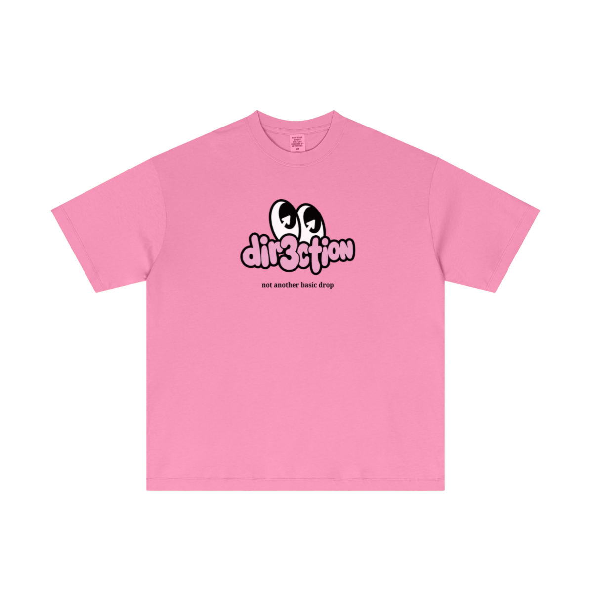 180GSM Women's Low-Shrink Skin-Friendly Lightweight T-shirt Pink