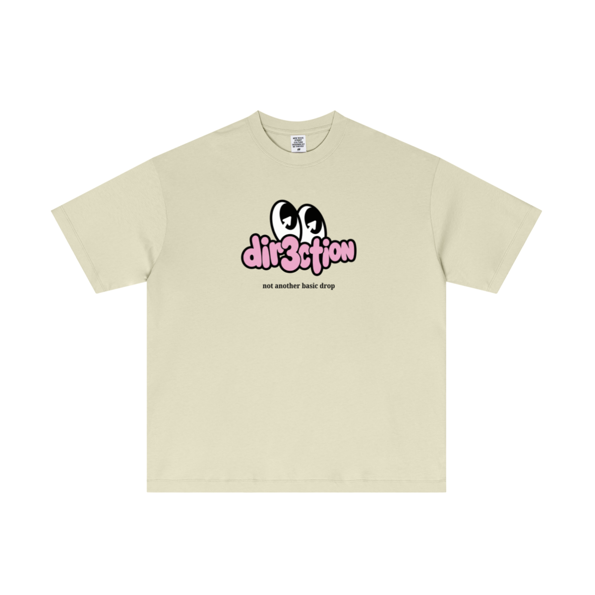 180GSM Women's Low-Shrink Skin-Friendly Lightweight T-shirt Beige