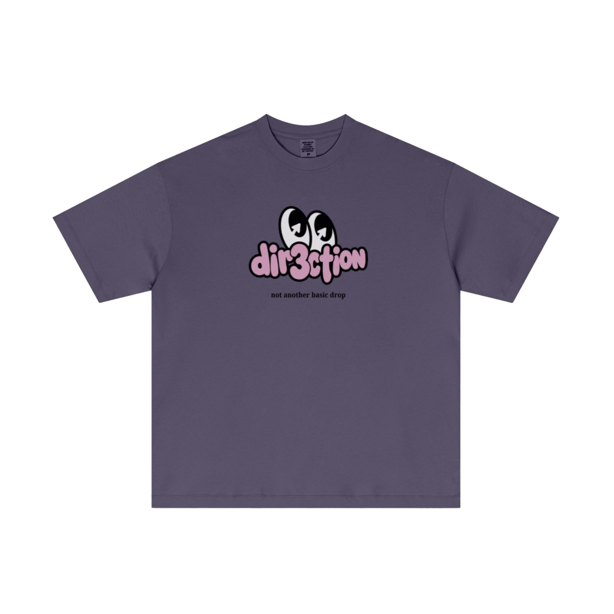 180GSM Women's Low-Shrink Skin-Friendly Lightweight T-shirt Purple