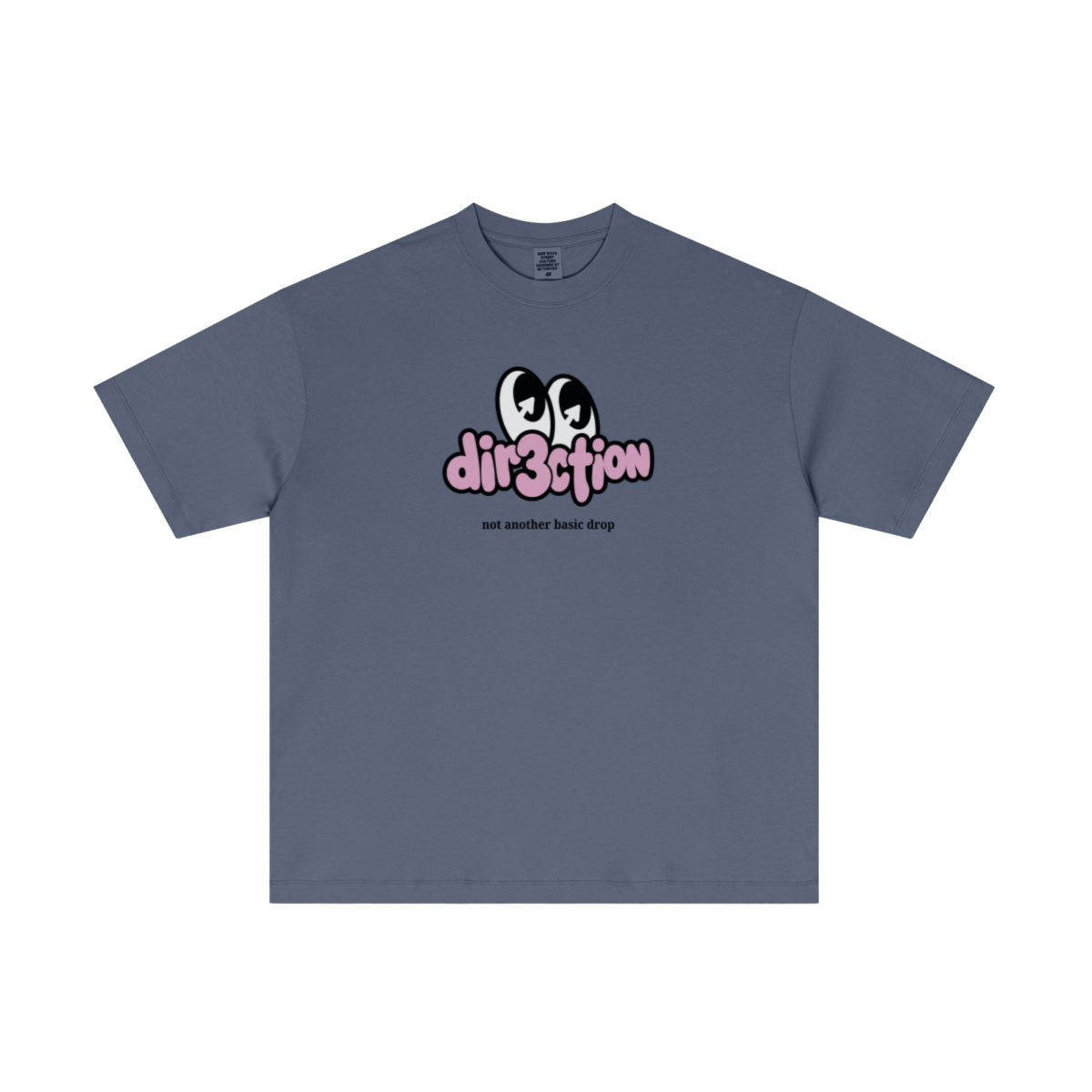 180GSM Women's Low-Shrink Skin-Friendly Lightweight T-shirt Navy blue